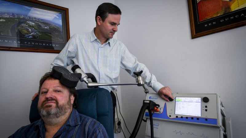 Magnetic brain stimulation can help treat drug-resistant depression, study finds
